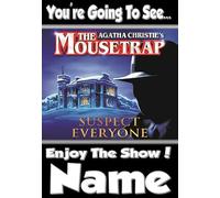 You're going to see The Mousetrap - Personalised Greeting Card - thick, glossy, unique card for gifting tickets !