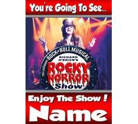 You're going to see The Rocky Horror Show The Musical - Personalised Greeting Card - thick, glossy, unique card for gifting tickets !