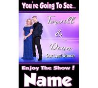 You're going to see Torvill & Dean - Personalised Greeting Card - thick, glossy, unique card for gifting tickets !