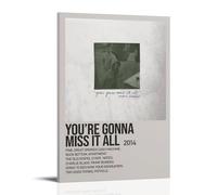 You're Gonna Miss It Al-Modern Baseball Creative Waterproof Decorative Paintings Free of Framing Directly Pasted with Moisture-proof And Anti Fouling Materials Living Room Bedroom Hanging Paintings Ar