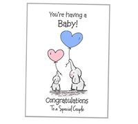 You're Having a Baby Pregnancy Card (Elephants)