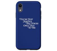 You're Just Jealous The Voices Only Talk To Me Kidding Comic Case for iPhone XR