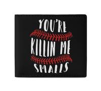 You're Killing Me Smalls Baseball Classic Mens Wallet Slim Leather Card Holder Bifold Wallets Front Pocket