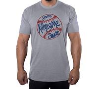 You're Killing me Smalls Men's Graphic Tee, Funny Baseball Shirts, Heather Grey, S