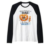 You're Knot Just a Dad Pretzel Pun Father Raglan Baseball Tee