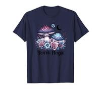 You're Magic Mushroom Moon Floral Fantasy T-Shirt
