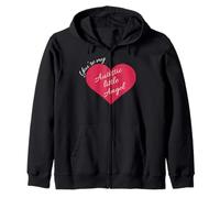 You're My Autistic Angel Little Meme Joke Heart Women Men Zip Hoodie