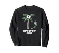 You're My Best Frond Cute Funny Palm Tree for Friends Design Sweatshirt