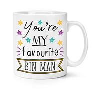 You're My Favourite Bin Man Stars 10oz Mug Cup