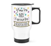 You're My Favourite Headteacher Stars Travel Mug Cup with Handle