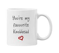 You're My Favourite Mug, Funny Valentine Gift, Best Friend, Siblings Love Heart (White)