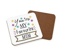 You're My Favourite Mum Stars Coaster Drinks Mat