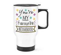 You're My Favourite Neighbour Stars Travel Mug Cup with Handle