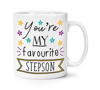 You're My Favourite Stepson Stars 10oz Mug Cup