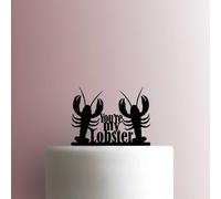 Youre My Lobster - Acrylic Cake Topper 7 Inch Width/Red