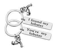 You're My Lobster I Found My Lobster Keyring Gifts for Boyfriend Girlfriend Husband Wife Valentines Day Gifts Christmas Birthday Gifts Anniversary Keyring Gifts for Couple Friend