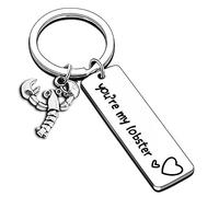You're My Lobster Keychain Gift for Boyfriend Girlfriend Keyring Husband Gifts From Wife Anniversary Jewellery Valentines Day Gift (You're My Lobster)