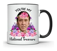 You're My National Treasure Novelty Coffee Mug - Funny Nicholas Cage - You Are National Treasure - 11 Ounce Coffee Mug - HSM-0