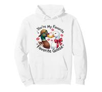 Youre My One Goose Duck Couple Valentine Love Graphic Pullover Hoodie
