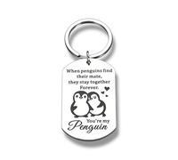 You're my penguin keyring, cute anniversary valentines gift | Keyring for boyfriend, girlfriend, wife, husband, friend or other loved one | keychain key rings