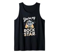 Youre My Rock Star Cute Rock Singer Cartoon Fun Tank Top