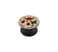 You're Never Alone There's Always Bugs Moth Ladybug PopSockets Adhesive PopGrip