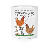 You're No Spring Chicken Makeup Brush Pencil Pot