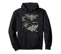 You're Not Alone There Are Bugs Funny Gothic Pun Dark Humor Pullover Hoodie