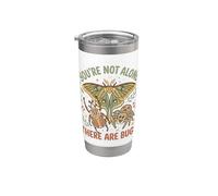 You're Not Alone There are Bugs Stainless Steel Insulated Tumbler
