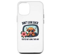 You're Not Going That Way Motivational Highland Cow Case for iPhone 12/12 Pro