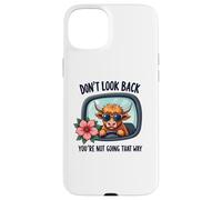 You're Not Going That Way Motivational Highland Cow Case for iPhone 15 Plus