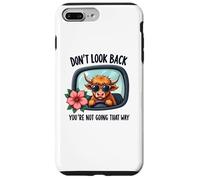 You're Not Going That Way Motivational Highland Cow Case for iPhone 7 Plus/8 Plus