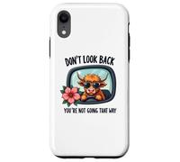 You're Not Going That Way Motivational Highland Cow Case for iPhone XR