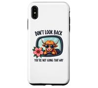 You're Not Going That Way Motivational Highland Cow Case for iPhone XS Max