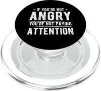 You're Not Paying Attention Black Lives Matter Design PopSockets PopGrip for MagSafe