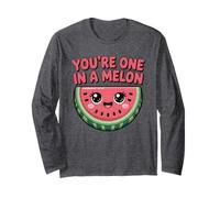 You're One in A Melon Cute Kawaii Fruit Funny Pun Summer Long Sleeve T-Shirt
