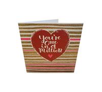You're One in a Million - Valentine's Day Card
