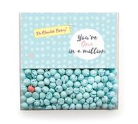 You're one in a Million Your one in a Million Sweets in a Box Valentine Sweets Sweets for Your Boyfriend Girlfriend Husband Wife Bubblegum Flavour Sweets Blue Sweets (BA103658)