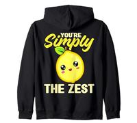 Youre Simply The Zest Kawaii Lemon Cute Pun Zip Hoodie