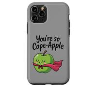You're So Cape-Apple Cute Apple Pun Design Case for iPhone 11 Pro