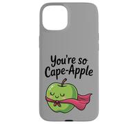You're So Cape-Apple Cute Apple Pun Design Case for iPhone 15 Plus