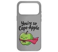 You're So Cape-Apple Cute Apple Pun Design Case for iPhone 17 Pro Max