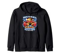 You're Telling Me A Crab Gooned In This Rag Crab Rangoon Zip Hoodie