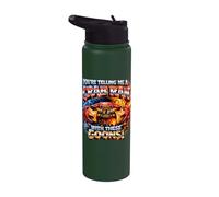 You're Telling Me A Crab Ran with These Goons Crab Rangoon Stainless Steel Insulated Water Bottle