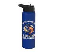 You're Telling Me A Shrimp Fried This Rice Stainless Steel Insulated Water Bottle