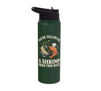 You're Telling Me A Shrimp Fried This Rice Stainless Steel Insulated Water Bottle