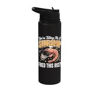 You're Telling Me A Shrimp Fried This Rice Stainless Steel Insulated Water Bottle