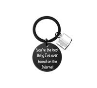 You're The Best Thing I Found On The Internet Romantic Keychain for Boyfriend Special Internet Inspired Gift for Him
