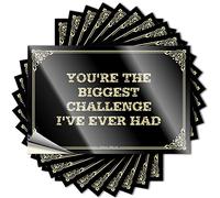 You're The Biggest Challenge I've Ever Had Tattoos Fall | Coastal Bottle Removable Decal Pack(8X12CM)