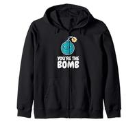 You're the Bomb Bubble Relaxing Bath Bombs Zip Hoodie